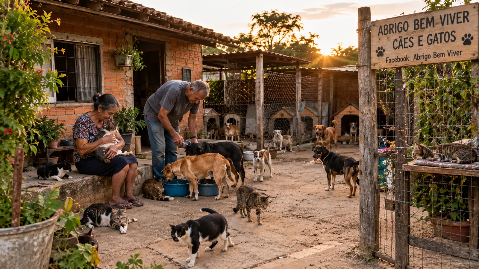 Espaço do abrigo